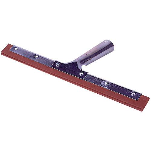 14″ Window Squeegee, Metal Frame, Soft Rubber Blade - Benchmark Tooling