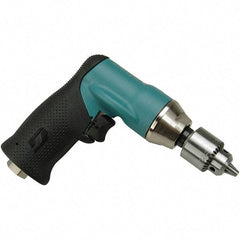 Dynabrade - 1/4" Keyed Chuck - Pistol Grip Handle, 5,500 RPM, 0.4 hp, 90 psi - Benchmark Tooling