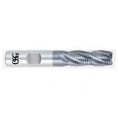 5/8 x 5/8 x 2-1/2 x 4-5/8 4 Fl HSS-CO Roughing Non-Center Cutting End Mill -  TiCN - Benchmark Tooling
