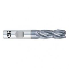 1/2 Dia. x 4-1/2 Overall Length 5-Flute Square End Solid Carbide SE End Mill-Round Shank-Center Cutting-Uncoated - Benchmark Tooling