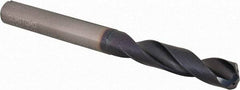 Sumitomo - 9.8mm 135° Solid Carbide Screw Machine Drill Bit - TiAlCr/TiSi Finish, 50mm Flute Length, 106mm OAL, Through Coolant - Benchmark Tooling