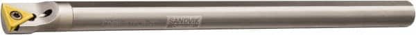 Sandvik Coromant - 0.8118" Min Bore Diam, 8" OAL, 5/8" Shank Diam, C..STFCR/L Indexable Boring Bar - Screw-On Holding Method - Benchmark Tooling