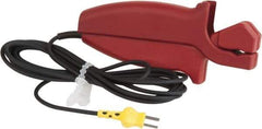 Cooper - -20 to 300°F, K Pipeclamp, Thermocouple Probe - 10 Ft. Cable Length, Mini Connector, 2 Sec Response Time - Benchmark Tooling