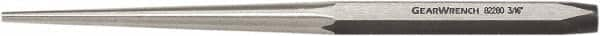 GearWrench - 1/8" Long Taper Punch - 8" OAL, Alloy Steel - Benchmark Tooling