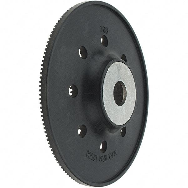 Made in USA - 5" Diam Disc Backing Ribber Backing Pad - Benchmark Tooling