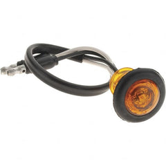 Truck-Lite - 3/4" Long, 0.05 Amp, LED Side Marker Light Kit - 12 Volts, Yellow - Benchmark Tooling