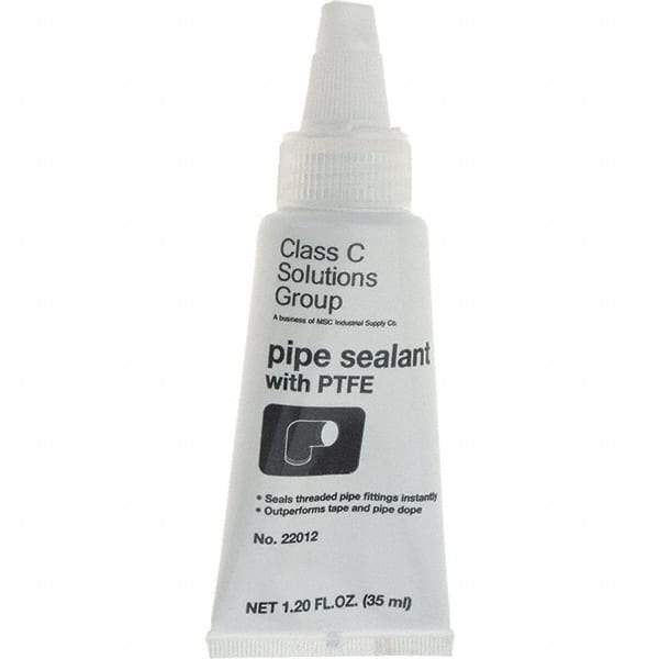 Loctite - 35 mL Tube Pipe Sealant - PTFE Based, 400°F Max Working Temp - Benchmark Tooling