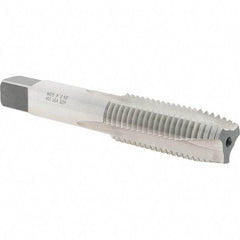 Made in USA - M20x2.50 Metric Coarse, 3 Flute, Bright Finish, High Speed Steel Spiral Point Tap - Plug Chamfer, Right Hand Thread, 4-15/32" OAL, 2" Thread Length, 0.652" Shank Diam - Exact Industrial Supply