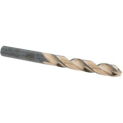 Made in USA - 23/64" High Speed Steel, 135° Point, Round with Flats Shank Maintenance Drill Bit - Benchmark Tooling