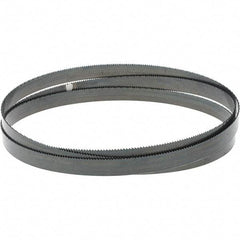 M.K. MORSE - 14 TPI, 5' 4-1/2 Long x 1/2" Wide x 0.02" Thick, Welded Band Saw Blade - Carbon Steel, Toothed Edge, Raker Tooth Set, Hard Back, Contour Cutting - Benchmark Tooling