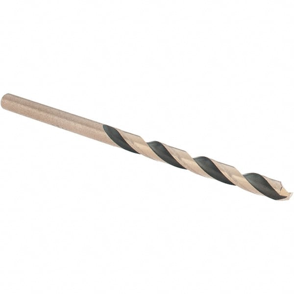 Made in USA - 3.5mm High Speed Steel, 135° Point, Straight Shank Maintenance Drill Bit - Benchmark Tooling