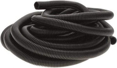 Value Collection - 25' Long, Flexible Wire Loom Conduit - Plastic, 3/4" ID - Benchmark Tooling