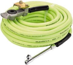 Legacy - Air Compressor Truck Tire Inflator Kit - 300 psi, 3/8" ID x 50' Flexzilla Air Hose; Glad-Hand Attachment; 30° Dual Air Chuck - Benchmark Tooling