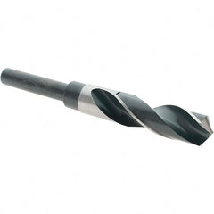 Import - 51/64" Drill, 118° Point, High Speed Steel Silver Deming & Reduced Shank Drill Bit - Benchmark Tooling