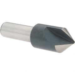 3/4″ Head Diam, 1/2″ Shank Diam, 1 Flute 82° High Speed Steel Countersink 2-5/8″ OAL