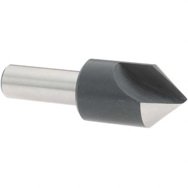 Value Collection - 7/8" Head Diam, 1/2" Shank Diam, 1 Flute 82° High Speed Steel Countersink - Benchmark Tooling