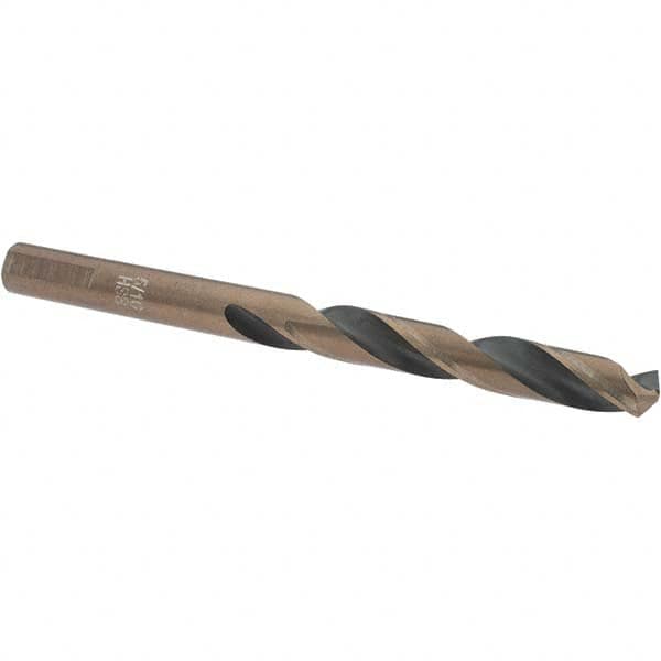 Import - 5/16" High Speed Steel, 135° Point, Round with Flats Shank Maintenance Drill Bit - Benchmark Tooling