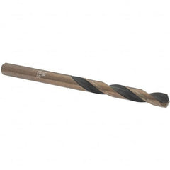 Import - 1/4" High Speed Steel, 135° Point, Round with Flats Shank Maintenance Drill Bit - Benchmark Tooling