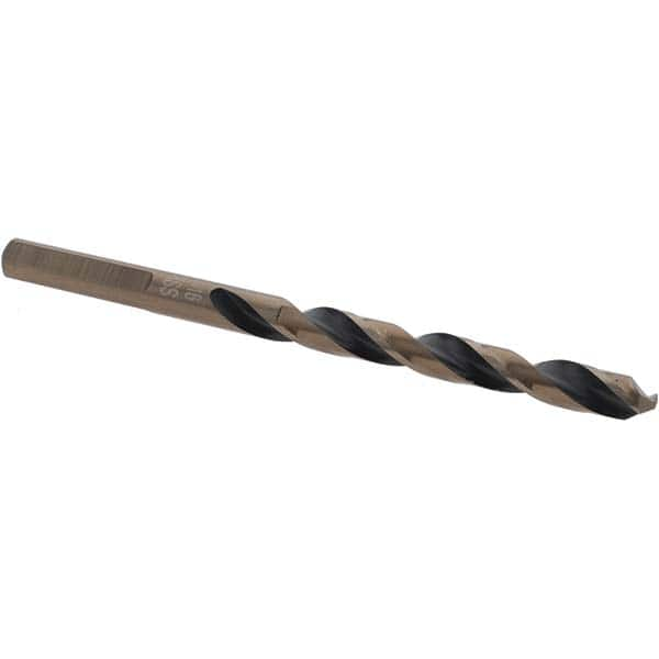 Import - 3/16" High Speed Steel, 135° Point, Straight Shank Maintenance Drill Bit - Benchmark Tooling