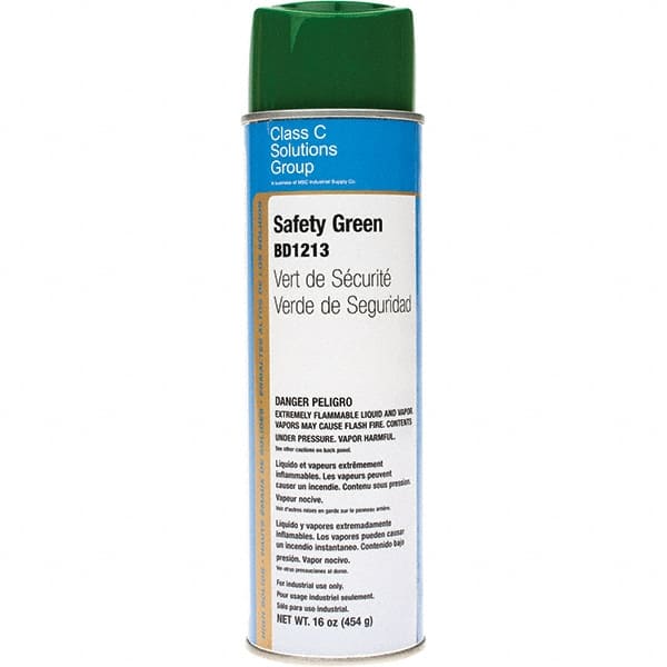 Made in USA - Spray Paints Type: Spray Paint Color: Safety Green - Benchmark Tooling