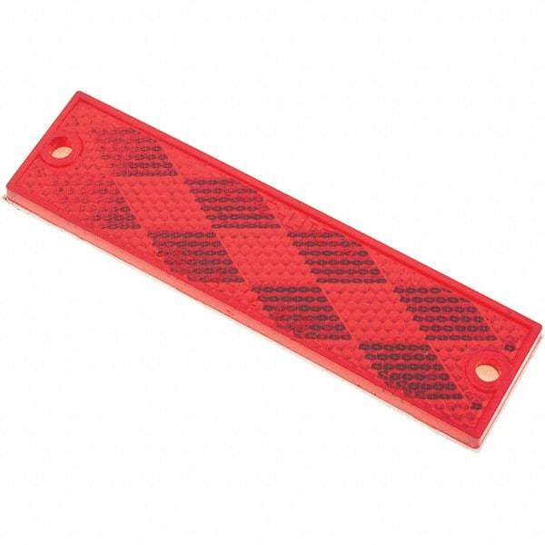 Truck-Lite - 1-1/4" Long x 4-5/16" Wide, Red Lens & Reflector - Acrylic - Benchmark Tooling