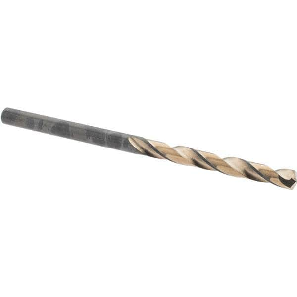 Made in USA - 9/64" High Speed Steel, 135° Point, Straight Shank Maintenance Drill Bit - Benchmark Tooling