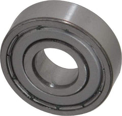 SKF - 10mm Bore Diam, 26mm OD, Double Shield Deep Groove Radial Ball Bearing - 8mm Wide, 1 Row, Round Bore, 1,960 Nm Static Capacity, 4,750 Nm Dynamic Capacity - Benchmark Tooling