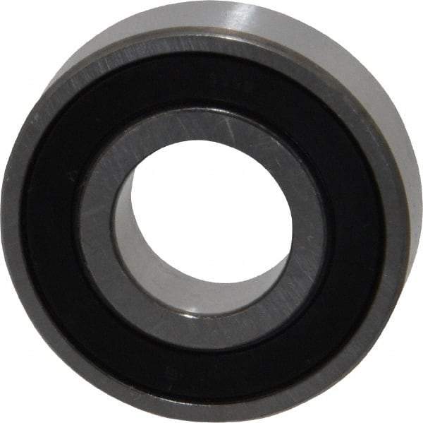 SKF - 12mm Bore Diam, 28mm OD, Double Seal Deep Groove Radial Ball Bearing - 8mm Wide, 1 Row, Round Bore, 2,360 Nm Static Capacity, 5,400 Nm Dynamic Capacity - Benchmark Tooling