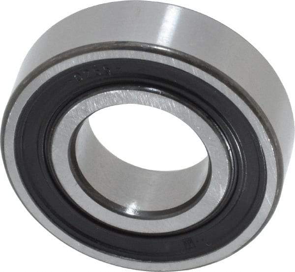 SKF - 15mm Bore Diam, 32mm OD, Double Seal Deep Groove Radial Ball Bearing - 9mm Wide, 1 Row, Round Bore, 2,850 Nm Static Capacity, 5,850 Nm Dynamic Capacity - Benchmark Tooling