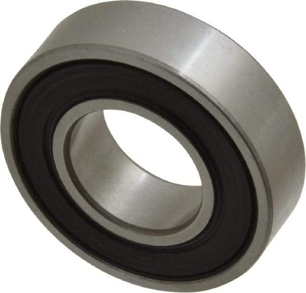 SKF - 17mm Bore Diam, 35mm OD, Double Seal Deep Groove Radial Ball Bearing - 10mm Wide, 1 Row, Round Bore, 3,250 Nm Static Capacity, 6,370 Nm Dynamic Capacity - Benchmark Tooling