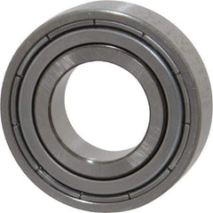 SKF - 17mm Bore Diam, 35mm OD, Double Shield Deep Groove Radial Ball Bearing - 10mm Wide, 1 Row, Round Bore, 3,250 Nm Static Capacity, 6,370 Nm Dynamic Capacity - Benchmark Tooling