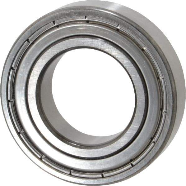 SKF - 25mm Bore Diam, 47mm OD, Double Shield Deep Groove Radial Ball Bearing - 12mm Wide, 1 Row, Round Bore, 6,550 Nm Static Capacity, 11,900 Nm Dynamic Capacity - Benchmark Tooling