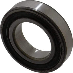 SKF - 30mm Bore Diam, 55mm OD, Double Seal Deep Groove Radial Ball Bearing - 13mm Wide, 1 Row, Round Bore, 8,300 Nm Static Capacity, 13,800 Nm Dynamic Capacity - Benchmark Tooling