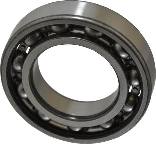 SKF - 35mm Bore Diam, 62mm OD, Open Deep Groove Radial Ball Bearing - 14mm Wide, 1 Row, Round Bore, 10,200 Nm Static Capacity, 16,800 Nm Dynamic Capacity - Benchmark Tooling