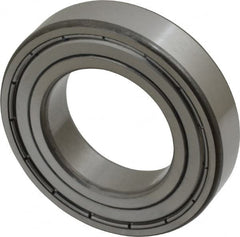 SKF - 35mm Bore Diam, 62mm OD, Double Shield Deep Groove Radial Ball Bearing - 14mm Wide, 1 Row, Round Bore, 10,200 Nm Static Capacity, 16,800 Nm Dynamic Capacity - Benchmark Tooling