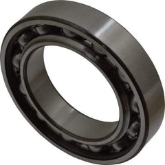 SKF - 50mm Bore Diam, 80mm OD, Open Deep Groove Radial Ball Bearing - 16mm Wide, 1 Row, Round Bore, 16,000 Nm Static Capacity, 22,900 Nm Dynamic Capacity - Benchmark Tooling