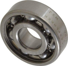 SKF - 12mm Bore Diam, 32mm OD, Open Deep Groove Radial Ball Bearing - 10mm Wide, 1 Row, Round Bore, 3,100 Nm Static Capacity, 7,280 Nm Dynamic Capacity - Benchmark Tooling