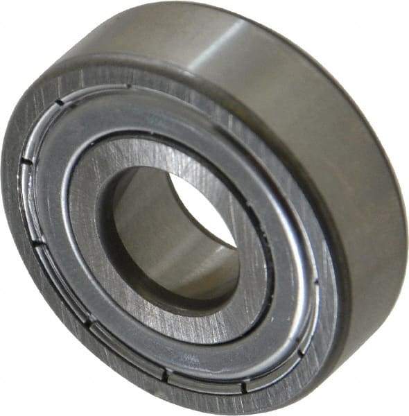 SKF - 12mm Bore Diam, 32mm OD, Double Shield Deep Groove Radial Ball Bearing - 10mm Wide, 1 Row, Round Bore, 3,100 Nm Static Capacity, 7,280 Nm Dynamic Capacity - Benchmark Tooling