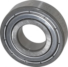 SKF - 15mm Bore Diam, 35mm OD, Double Shield Deep Groove Radial Ball Bearing - 11mm Wide, 1 Row, Round Bore, 3,750 Nm Static Capacity, 8,060 Nm Dynamic Capacity - Benchmark Tooling