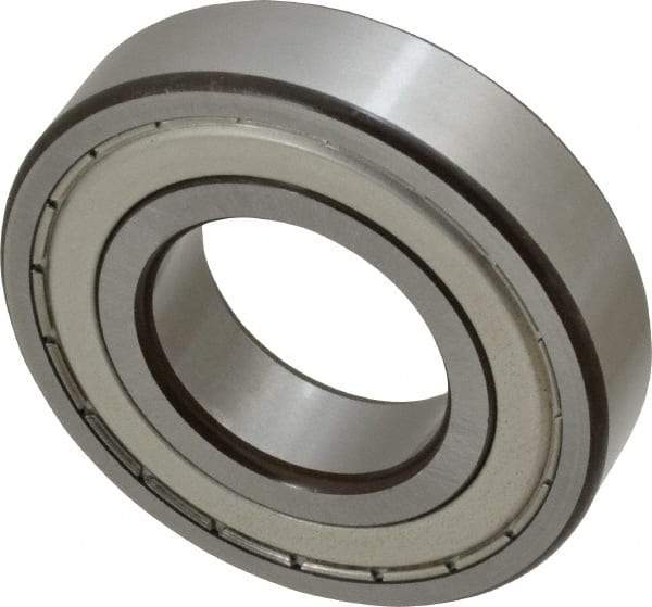 SKF - 35mm Bore Diam, 72mm OD, Double Shield Deep Groove Radial Ball Bearing - 17mm Wide, 1 Row, Round Bore, 15,300 Nm Static Capacity, 27,000 Nm Dynamic Capacity - Benchmark Tooling