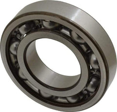 SKF - 40mm Bore Diam, 80mm OD, Open Deep Groove Radial Ball Bearing - 18mm Wide, 1 Row, Round Bore, 19,000 Nm Static Capacity, 32,500 Nm Dynamic Capacity - Benchmark Tooling