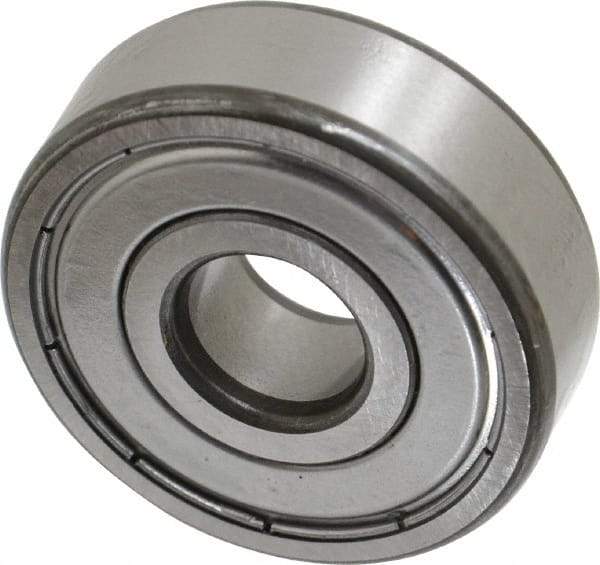 SKF - 12mm Bore Diam, 37mm OD, Double Shield Deep Groove Radial Ball Bearing - 12mm Wide, 1 Row, Round Bore, 4,150 Nm Static Capacity, 10,100 Nm Dynamic Capacity - Benchmark Tooling