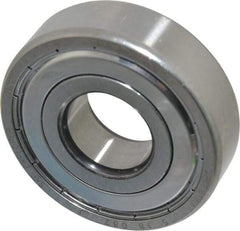 SKF - 20mm Bore Diam, 52mm OD, Double Shield Deep Groove Radial Ball Bearing - 15mm Wide, 1 Row, Round Bore, 7,800 Nm Static Capacity, 16,800 Nm Dynamic Capacity - Benchmark Tooling