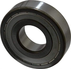 SKF - 30mm Bore Diam, 72mm OD, Double Shield Deep Groove Radial Ball Bearing - 19mm Wide, 1 Row, Round Bore, 16,000 Nm Static Capacity, 29,600 Nm Dynamic Capacity - Benchmark Tooling