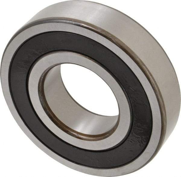 SKF - 50mm Bore Diam, 110mm OD, Double Seal Deep Groove Radial Ball Bearing - 27mm Wide, 1 Row, Round Bore, 38,000 Nm Static Capacity, 65,000 Nm Dynamic Capacity - Benchmark Tooling