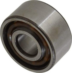 SKF - 12mm Bore Diam, 32mm OD, Open Angular Contact Radial Ball Bearing - 15.9mm Wide, 2 Rows, Round Bore, 5,600 Lb Static Capacity, 10,100 Lb Dynamic Capacity - Benchmark Tooling