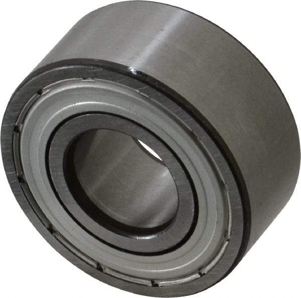 SKF - 17mm Bore Diam, 40mm OD, Double Shield Angular Contact Radial Ball Bearing - 17.5mm Wide, 2 Rows, Round Bore, 8,800 Lb Static Capacity, 14,300 Lb Dynamic Capacity - Benchmark Tooling