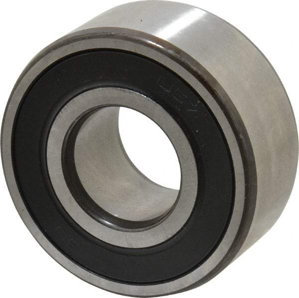 SKF - 20mm Bore Diam, 47mm OD, Double Seal Angular Contact Radial Ball Bearing - 20.6mm Wide, 2 Rows, Round Bore, 12,000 Lb Static Capacity, 19,000 Lb Dynamic Capacity - Benchmark Tooling