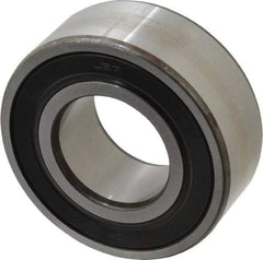 SKF - 35mm Bore Diam, 72mm OD, Double Seal Angular Contact Radial Ball Bearing - 27mm Wide, 2 Rows, Round Bore, 27,500 Lb Static Capacity, 37,700 Lb Dynamic Capacity - Benchmark Tooling