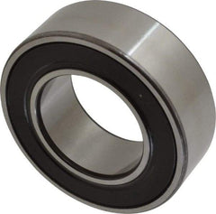 SKF - 50mm Bore Diam, 90mm OD, Double Seal Angular Contact Radial Ball Bearing - 30.2mm Wide, 2 Rows, Round Bore, 39,000 Lb Static Capacity, 48,800 Lb Dynamic Capacity - Benchmark Tooling